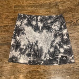 BDG Gray Tie-Dye Mini Skirt (Size M)